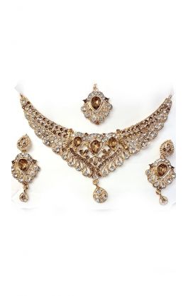 Souprava šperků bollywood za super cenu zlatá barva ks1886