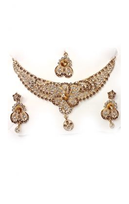 Souprava šperků bollywood za super cenu zlatá barva ks1901