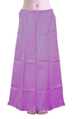 Bavlněná spodnička pod sárí světle růžová