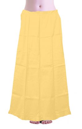 Bavlněná spodnička pod sárí béžová