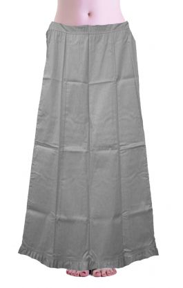 Bavlněná spodnička pod sárí světle šedá