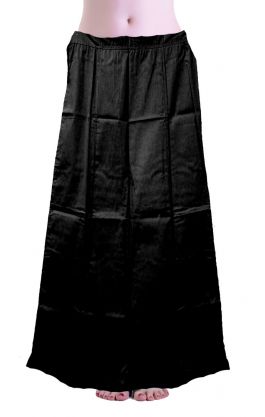 Bavlněná spodnička pod sárí černá