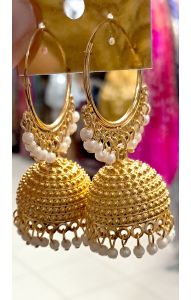 Náušnice imitace 24 karátového zlata nau2145