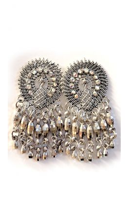 Etno náušnice s pávy nau2164