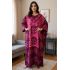 Bavlněný batikovaný kaftan XXL jahodový kaf1570