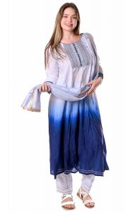 Modré stínované pandžábí pun1912