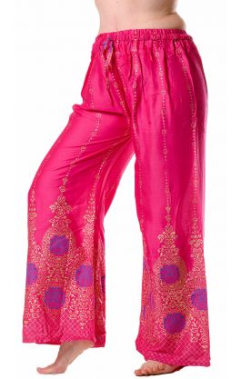 Palazzo kalhoty se slony z Indie kal1791