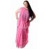 Pastelové sárí s třpytivými kamínky za super cenu růžové v8556