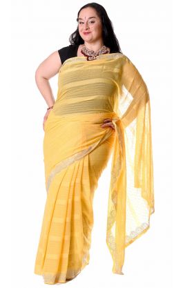 Pastelové sárí s třpytivými kamínky za super cenu vanilkové v8558