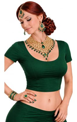 Superčoli tmavě zelená S-M