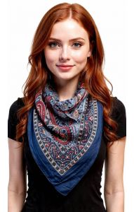 Klasický indický šátek modrý st2254