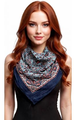 Klasický indický šátek džínovinový st2251