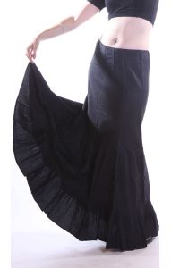 Luxusní kanýrová spodnička M černá