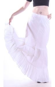 Luxusní kanýrová spodnička M bílá