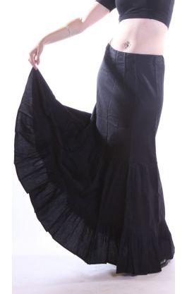 Luxusní kanýrová spodnička L černá